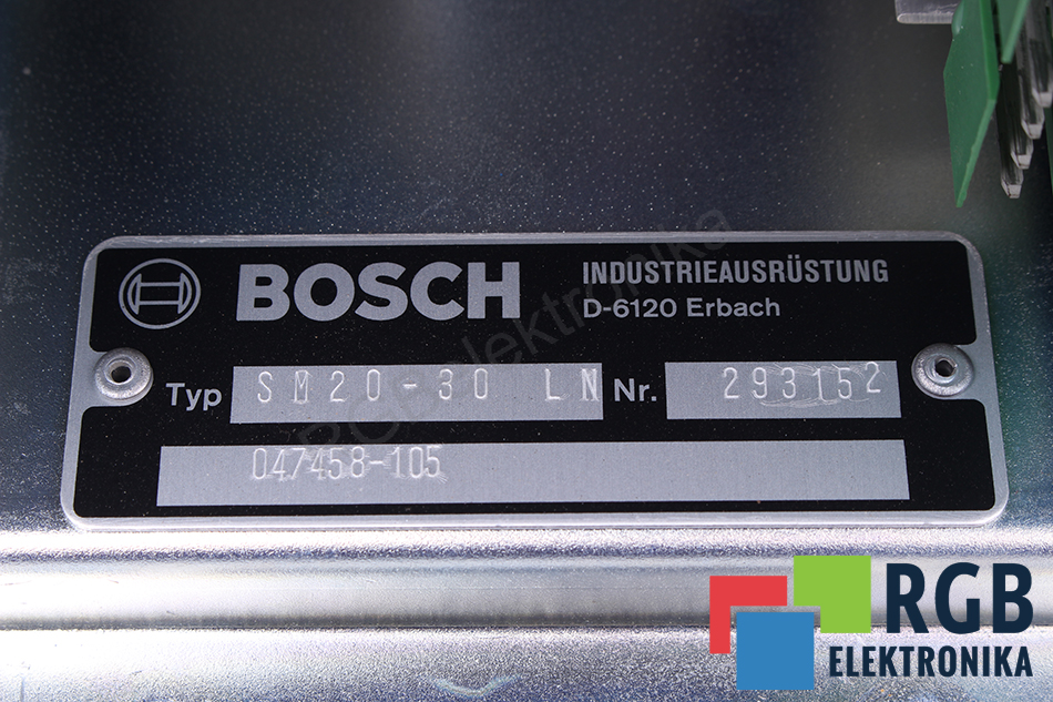 sm20-30ln_14525 BOSCH oprava