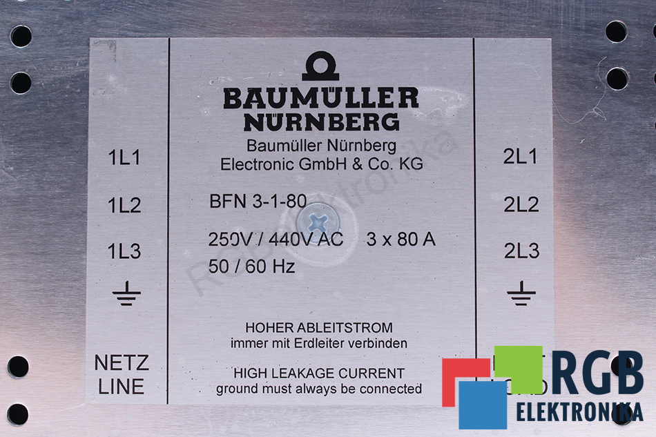 bfn3-1-80 BAUMULLER oprava