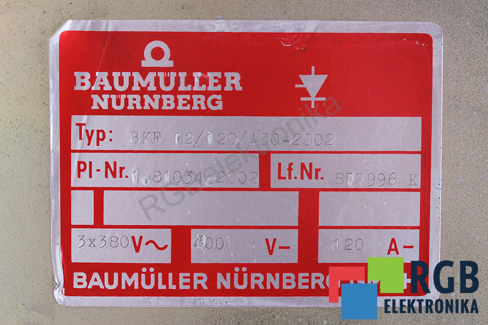 BKF12/120/400-2002 BAUMULLER