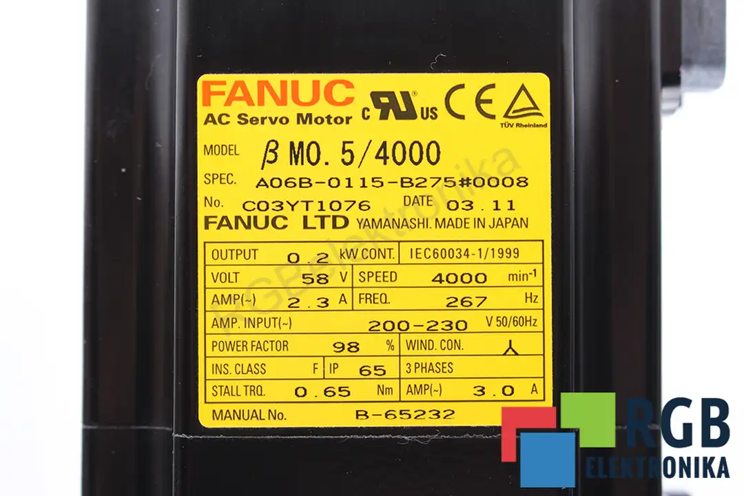 A06B-0115-B275#0008 FANUC