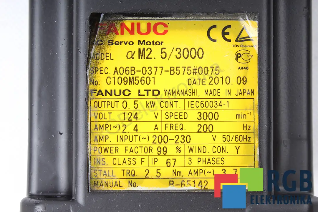 A06B-0377-B575#0075 FANUC