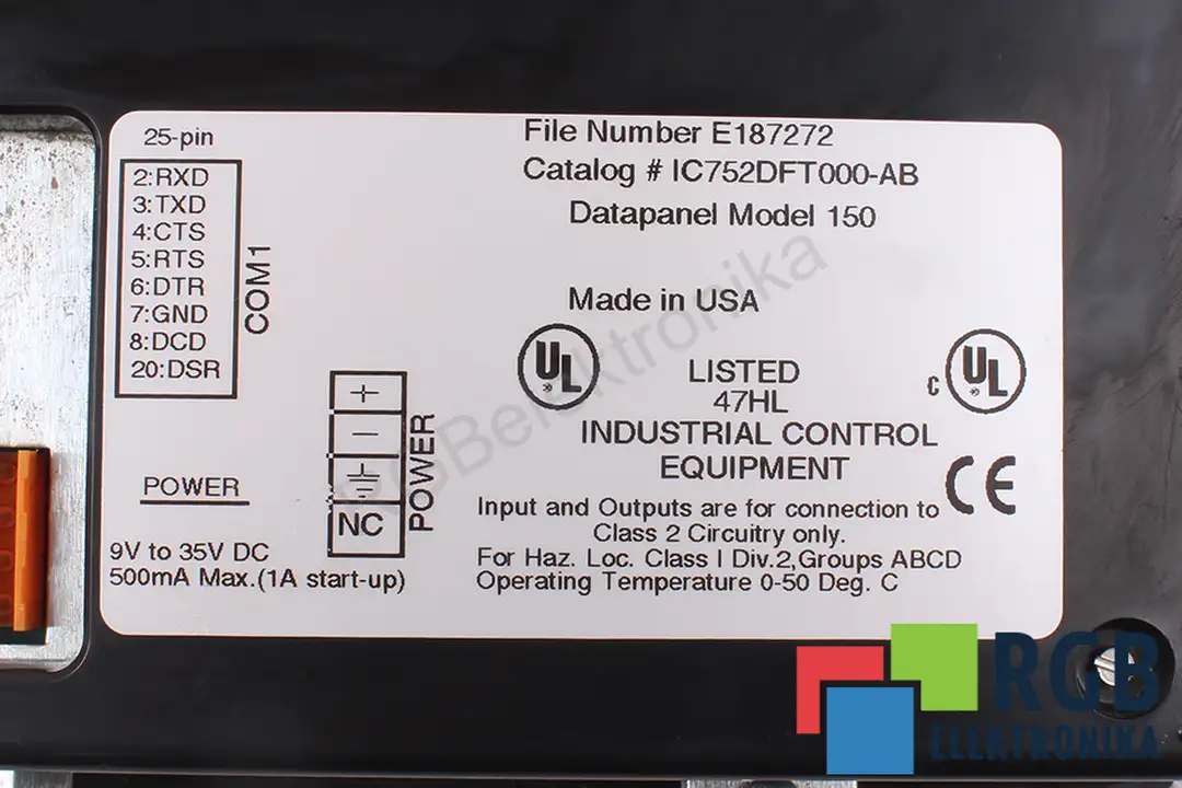 IC752DFT000-AB FANUC