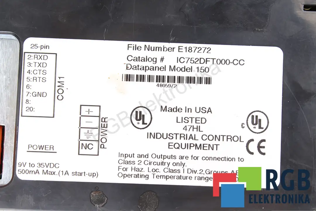 IC752DFT000-CC FANUC