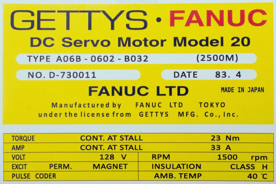 a06b-0602-b032 FANUC oprava