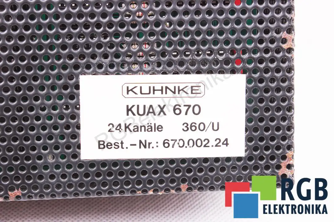 KUAX 670 KUHNKE ENERGIETECHNIK