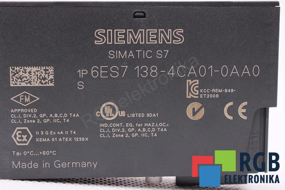 6ES7138-4CA01-0AA0 SIEMENS