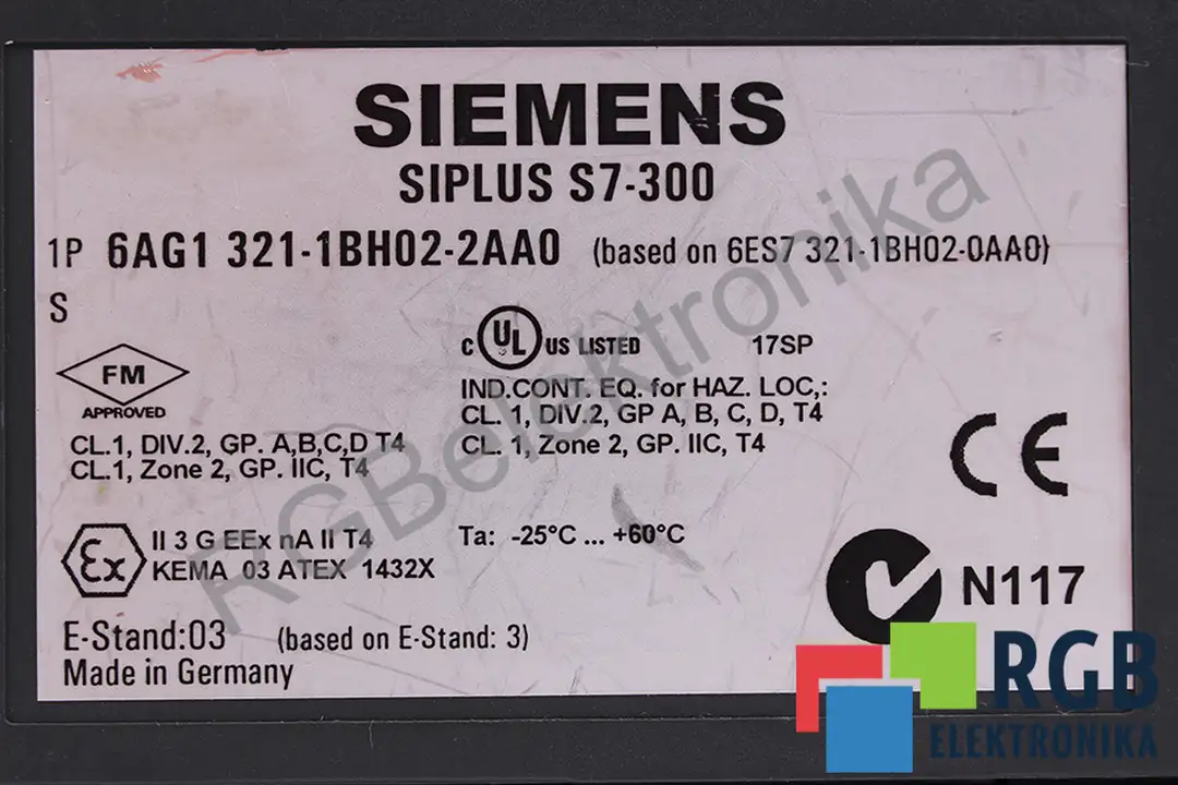 6AG1 321-1BH02-2AA0 SIEMENS