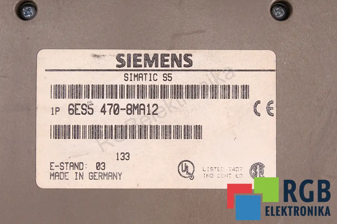 6ES5470-8MA12 SIEMENS