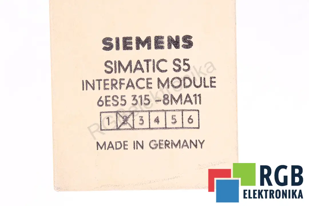 6ES5315-8MA11 SIEMENS