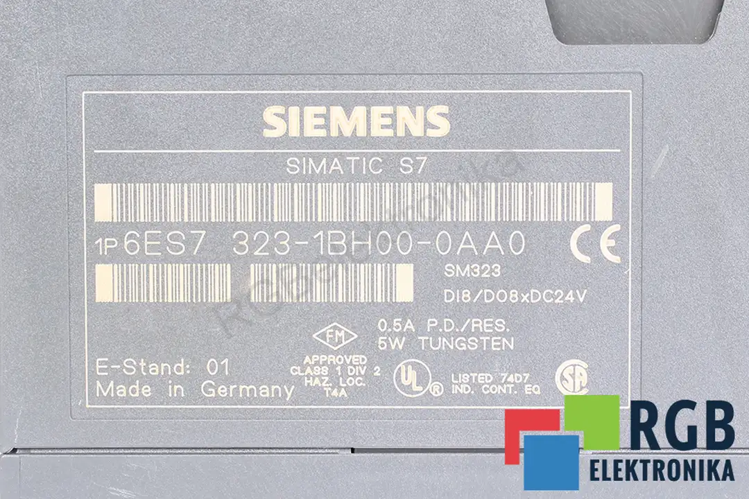 6es7323-1bh00-0aa0 SIEMENS oprava