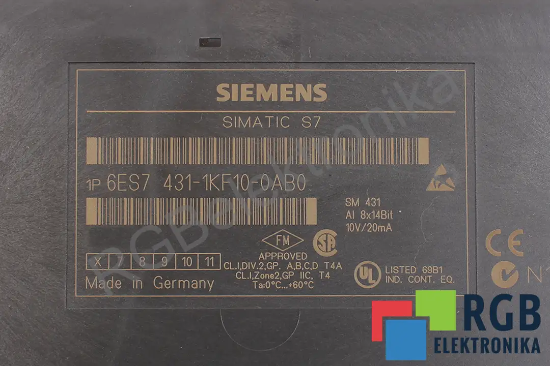 6es7431-1kf10-0ab0 SIEMENS oprava