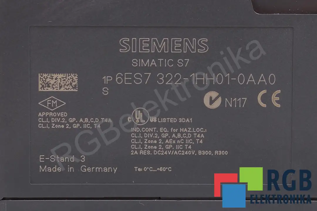 6ES7322-1HH01-0AA0 SIEMENS