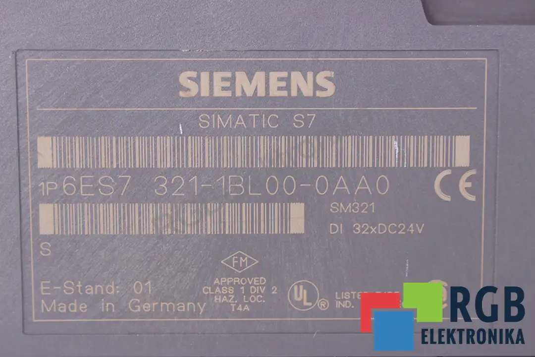 6ES7321-1BL00-0AA0 SIEMENS