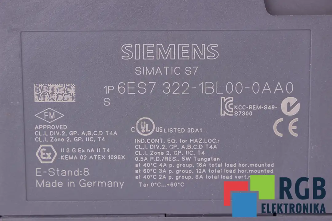 6ES7322-1BL00-0AA0 SIEMENS