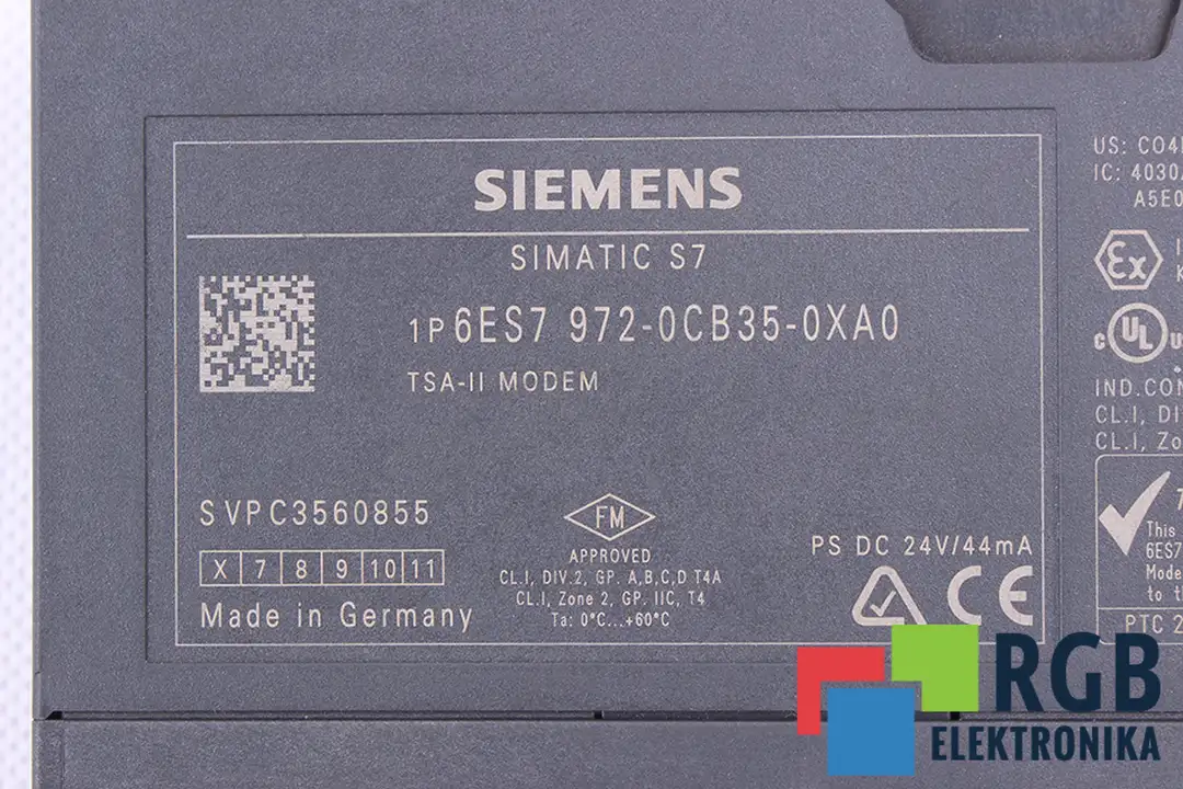 6ES7972-0CB35-0XA0 SIEMENS