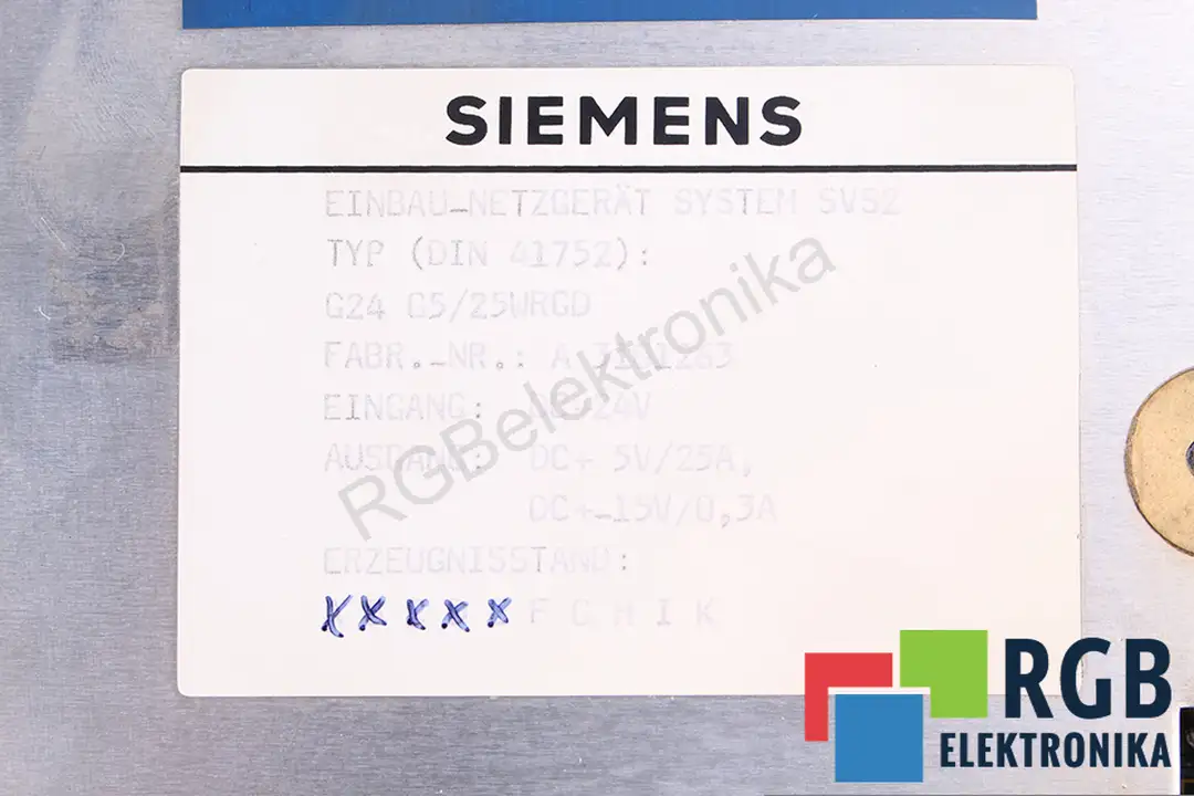 g24g5-25wrgd SIEMENS oprava