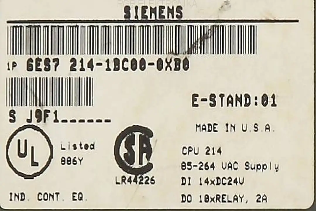 6ES7214-1BC00-0XB0 SIEMENS