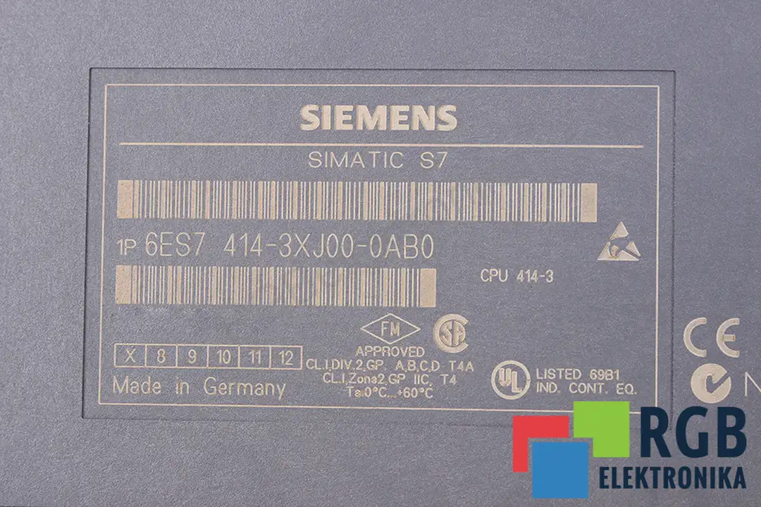 6ES7414-3XJ00-0AB0 SIEMENS