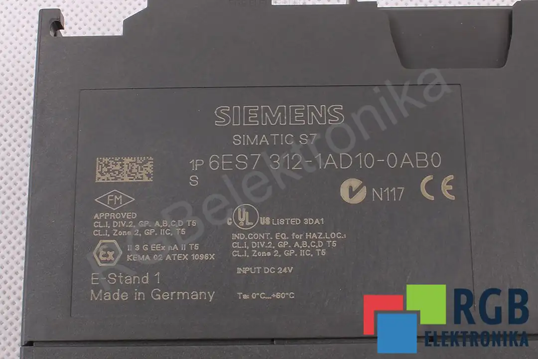 6ES7312-1AD10-0AB0 SIEMENS