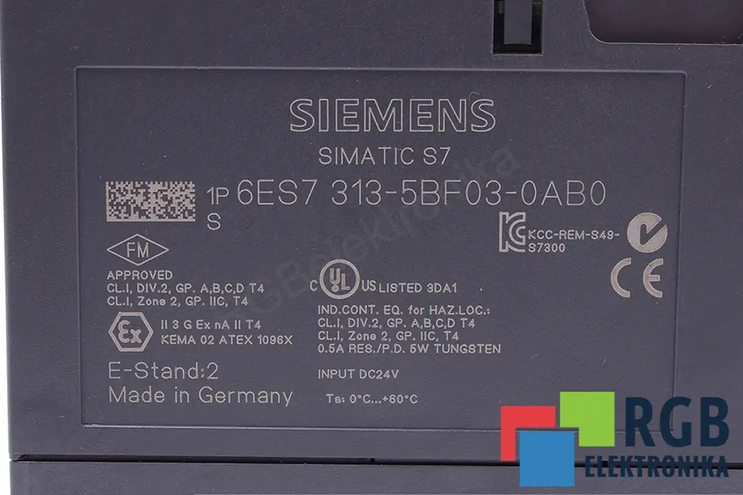 6ES7313-5BF03-0AB0 SIEMENS