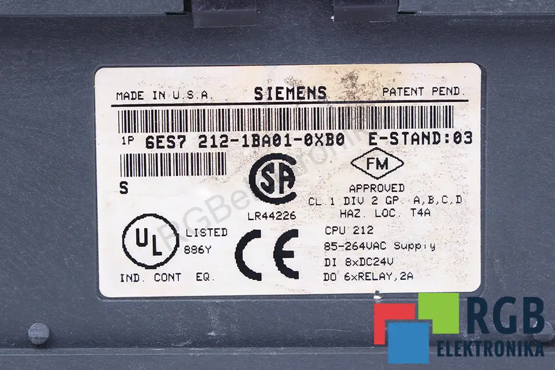 6ES7212-1BA01-0XB0 SIEMENS
