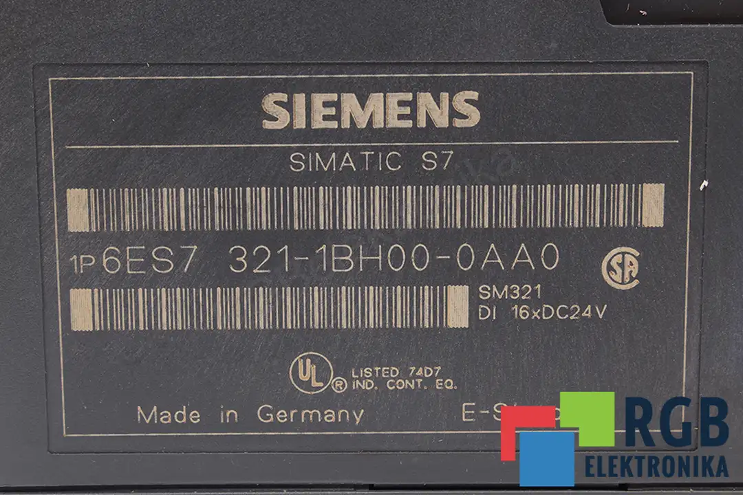 6ES7321-1BH00-0AA0 SIEMENS