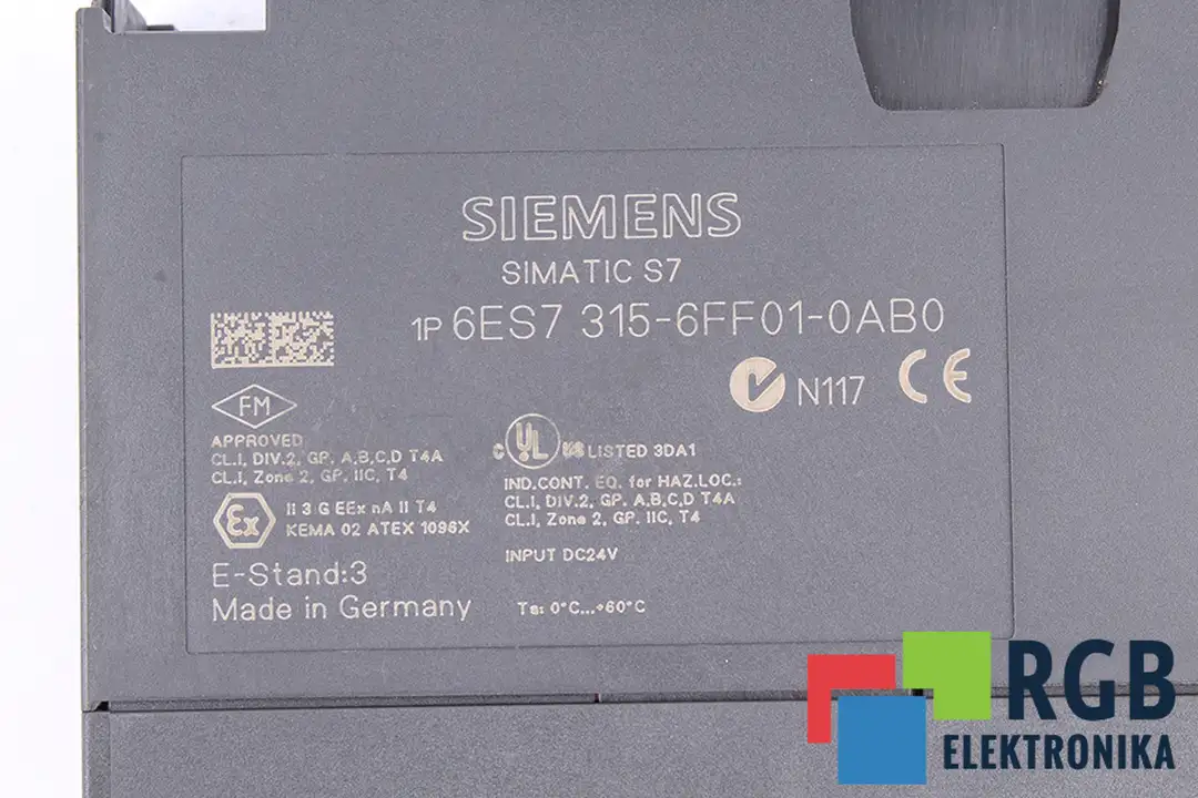 servis 6es7315-6ff01-0ab0 SIEMENS