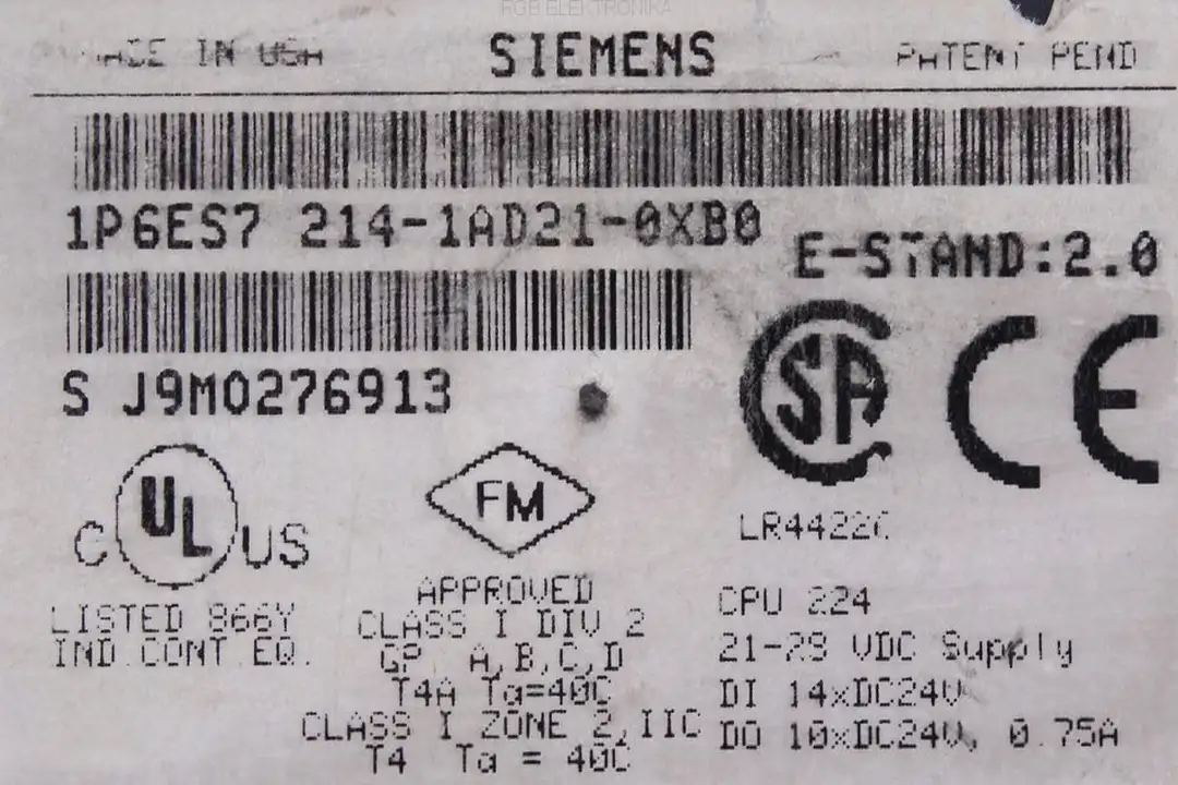 servis 1p6es7-214-1ad21-0xb0 SIEMENS