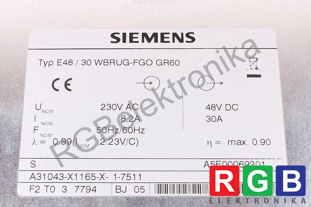 S31043-K1169-X SIEMENS