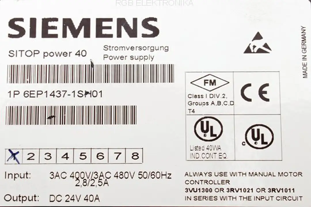 servis 1p-6ep1437-1sh01 SIEMENS