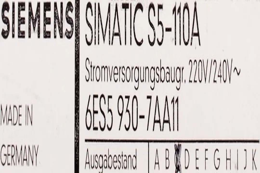 6ES5 930-7AA11 SIEMENS