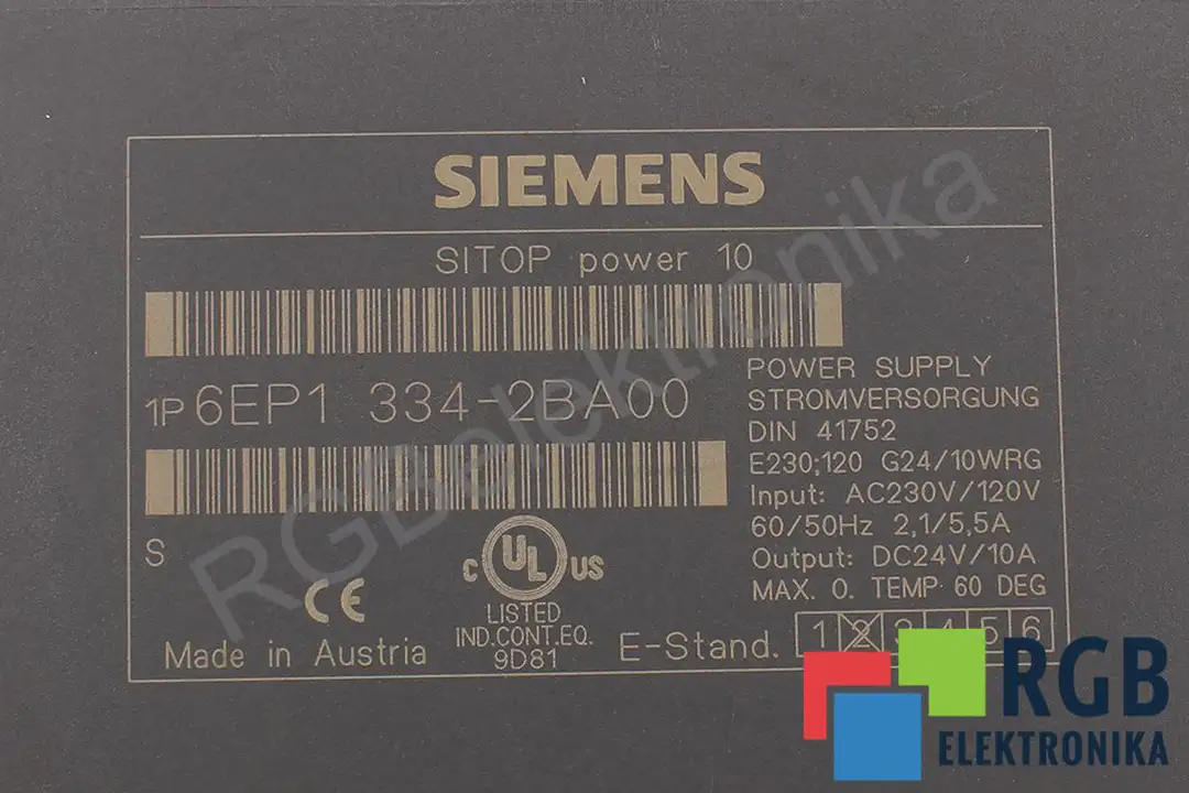 6EP1334-2BA00 SIEMENS