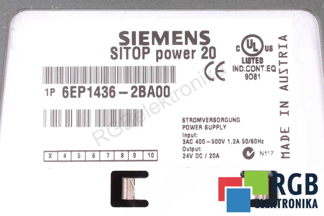 6ep1436-2ba00 SIEMENS oprava