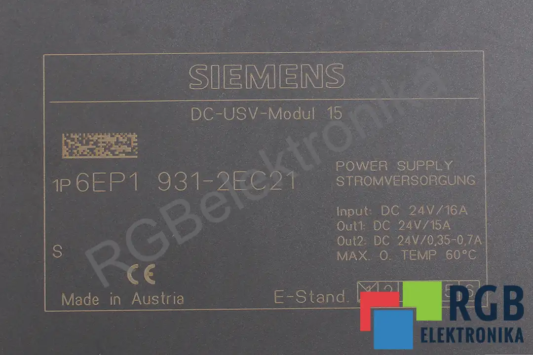 6ep1931-2ec21 SIEMENS oprava