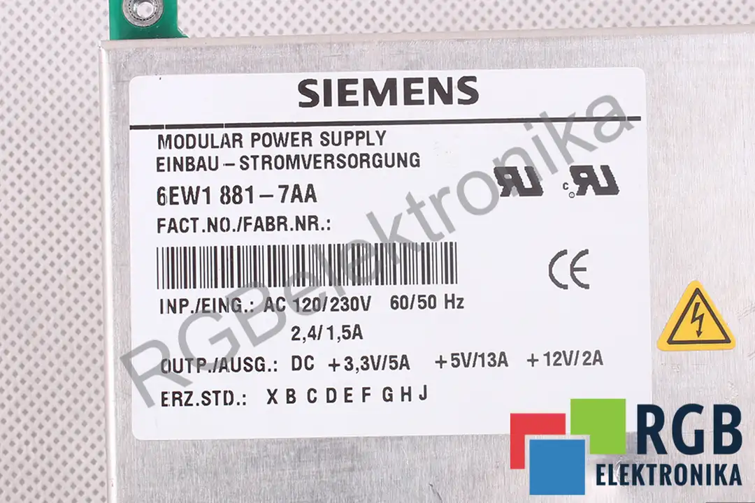 servis 6ew1881-7aa SIEMENS