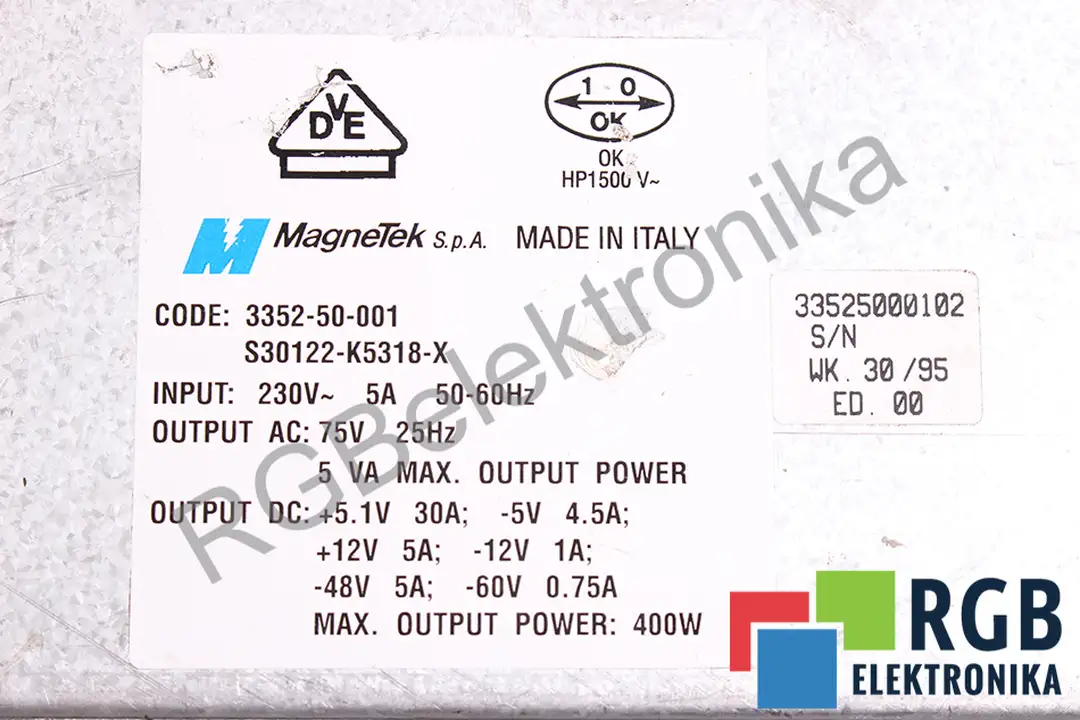 S30122-K5318-X-3 SIEMENS