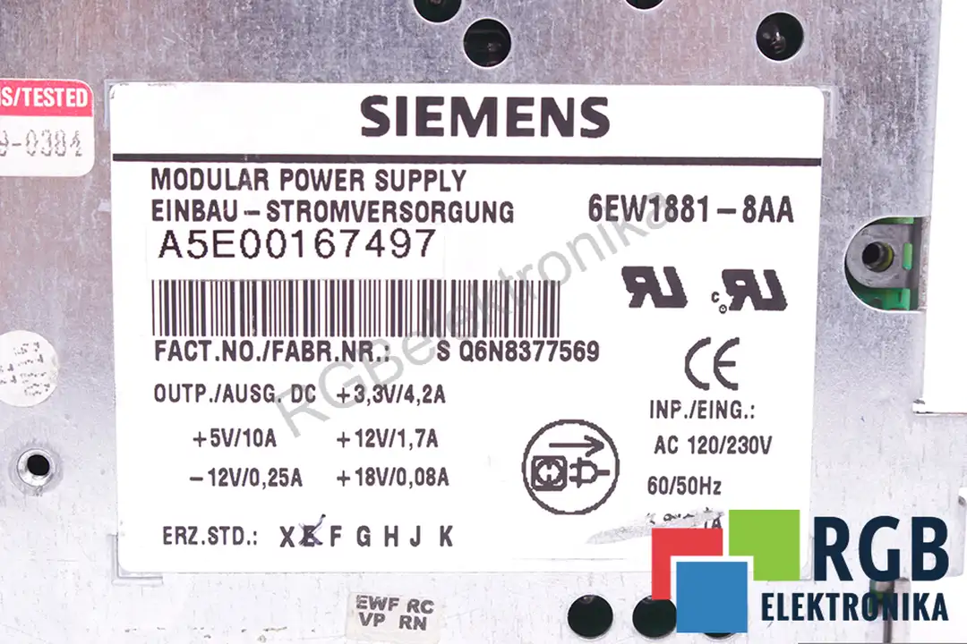 6EW1881-8AA SIEMENS