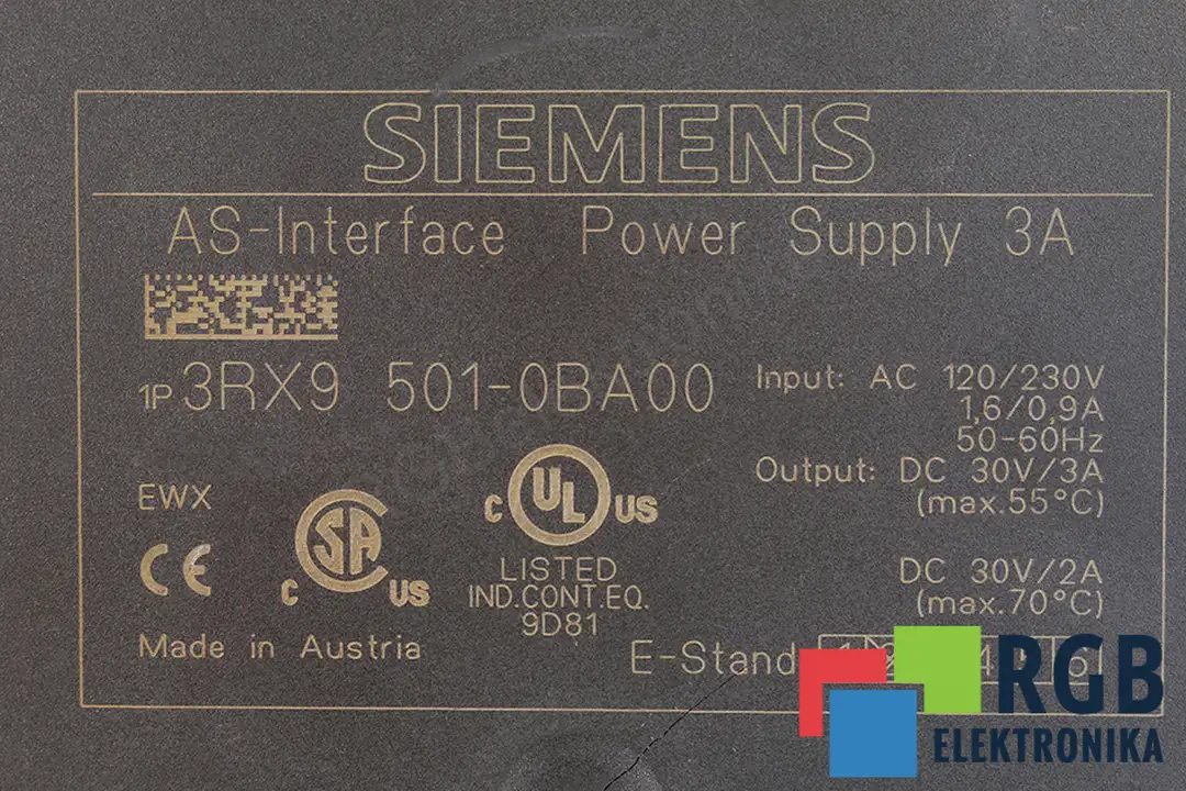 3rx9501-0ba00 SIEMENS oprava