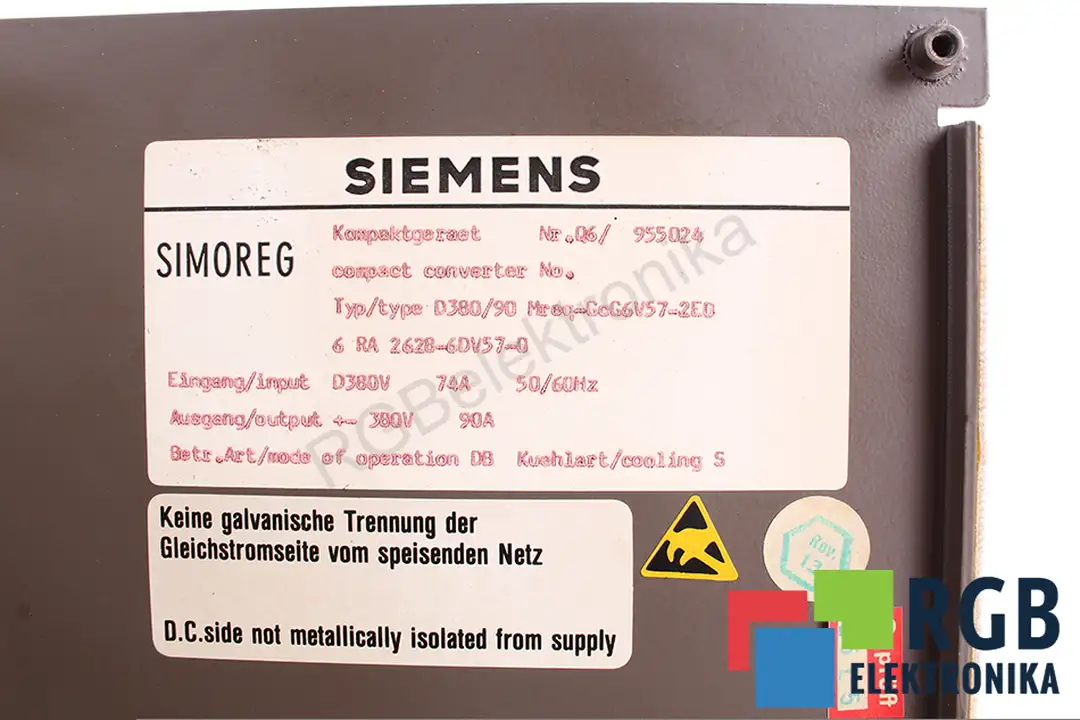 6RA2628-6DV57-0 SIEMENS