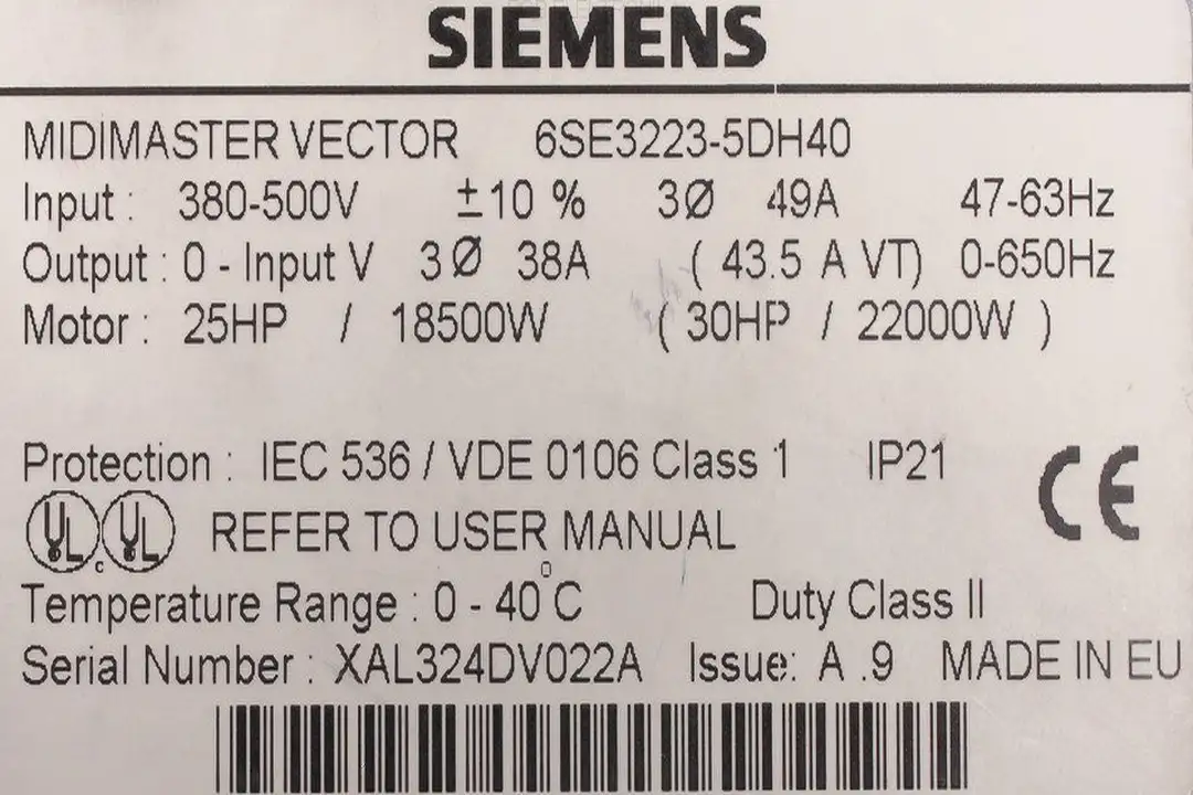 6SE3223-5DH40 SIEMENS