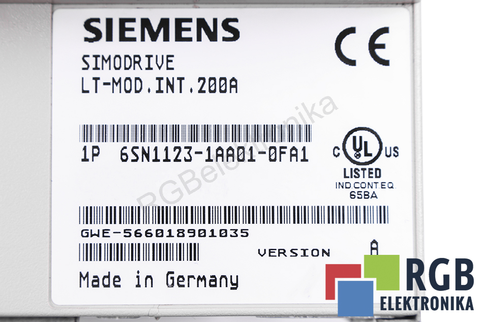 6SN1123-1AA01-0FA1 SIEMENS