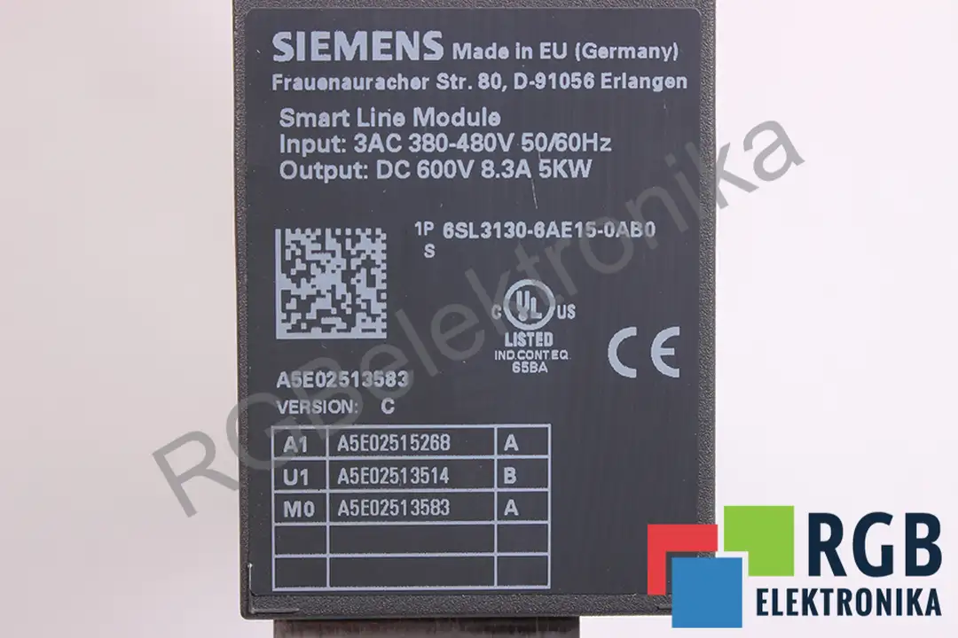 6SL3130-6AE15-0AB0 SIEMENS