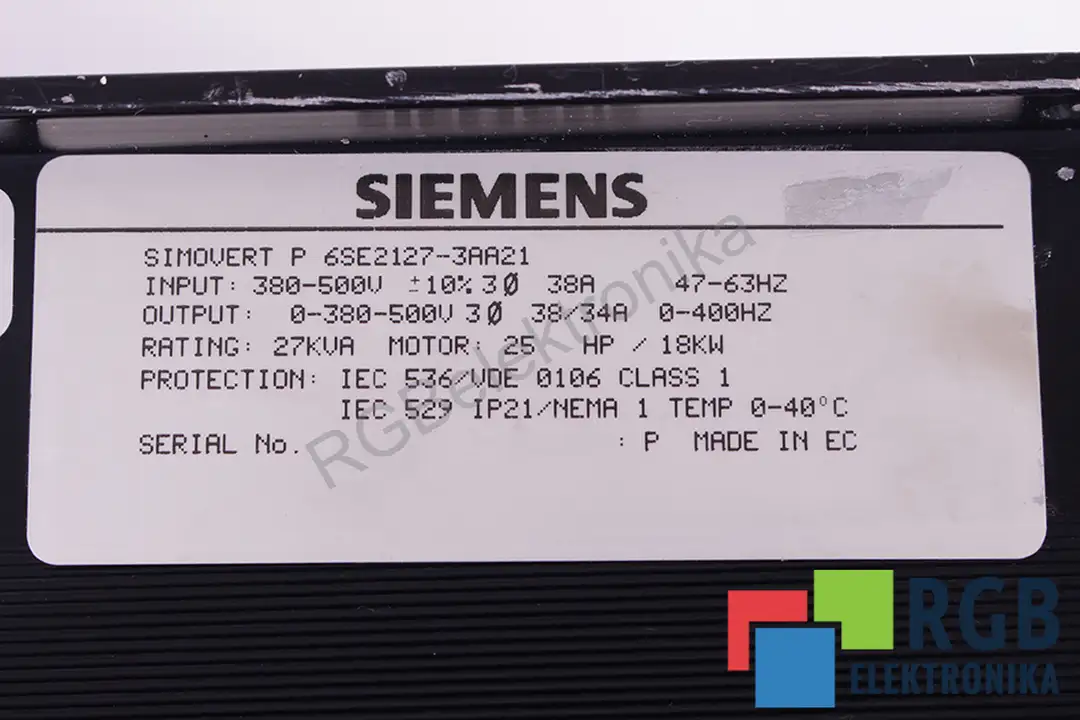 6SE2127-3AA21 SIEMENS