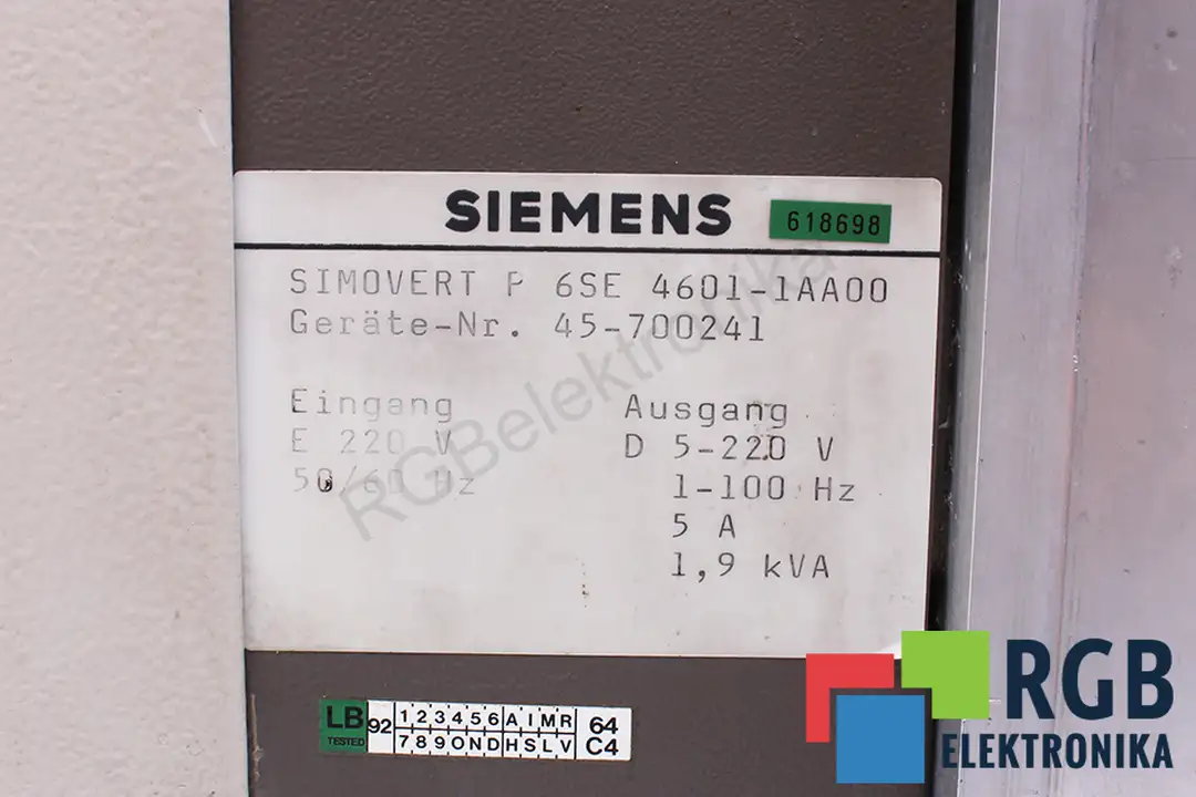 6SE4601-1AA00 SIEMENS