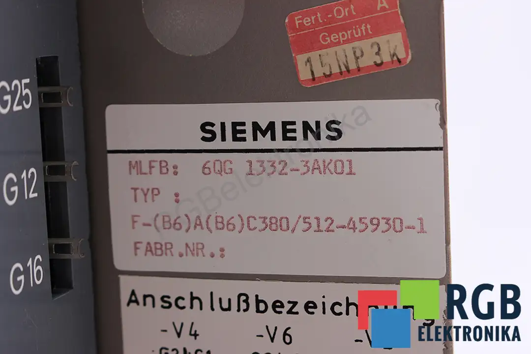 6QG1332-3AK01 SIEMENS