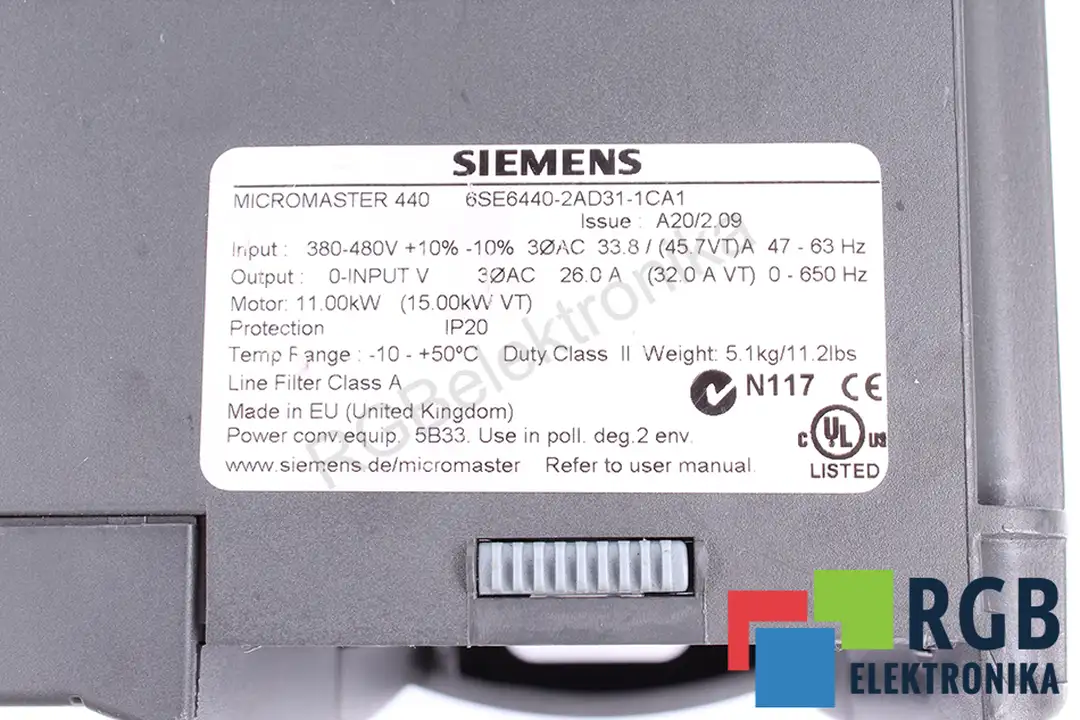 6se6440-2ad31-1ca1 SIEMENS oprava