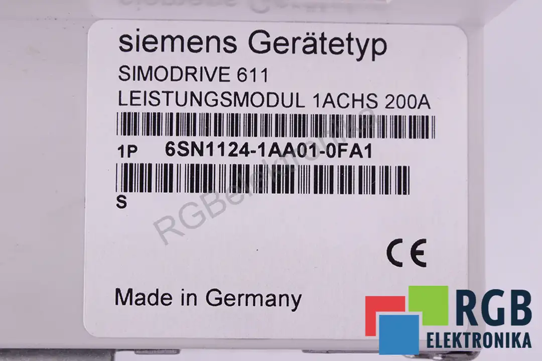 6SN1124-1AA01-0FA1 SIEMENS