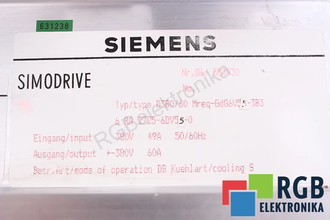 6RA2725-6DV55-0 SIEMENS