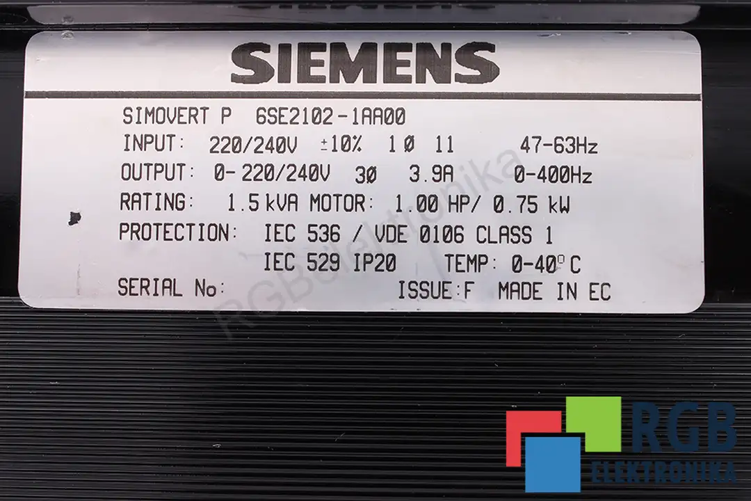 6SE2102-1AA00 SIEMENS