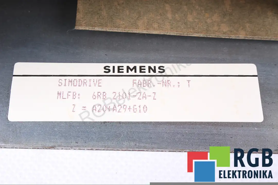 6RB2101-2A-Z SIEMENS